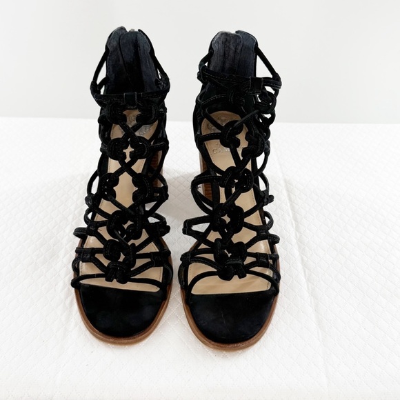 Vince Camuto Cage Karika Black Sandal with Block Heel size 7 women’s - Picture 15 of 16